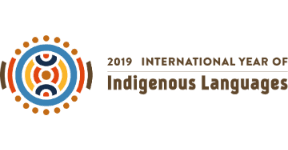 The banner for the 2019 Year of Indigenous Languages
